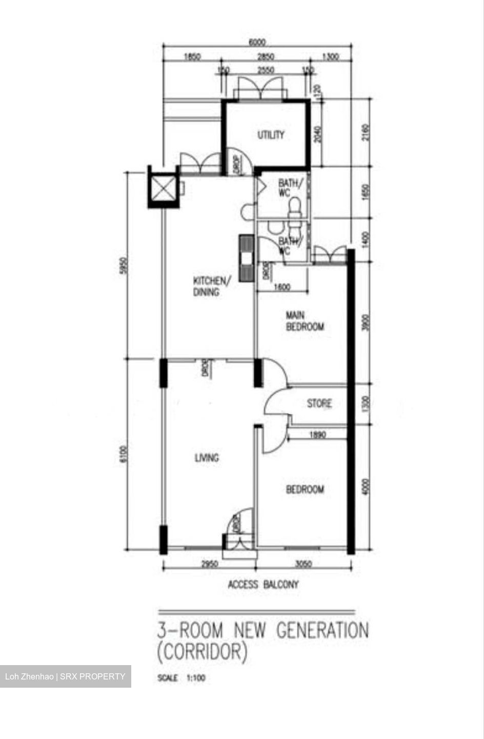 Blk 23 Hougang Avenue 3 (Hougang), HDB 3 Rooms #604932321